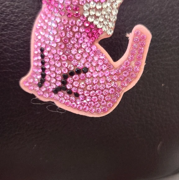 Sparkly Pink Chihuahua Key Fob Key Ring handBag Charm - Picture 6 of 8